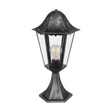 Eglo Navedo udendørslampe sort/sølv 47 cm